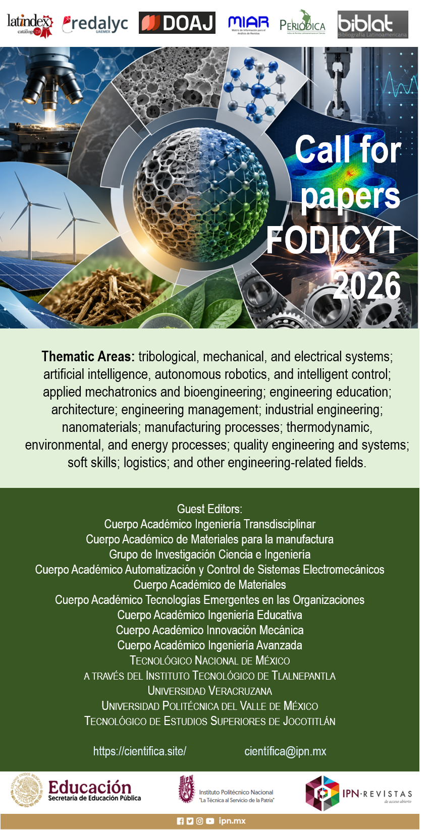 CALL FOR PAPERS